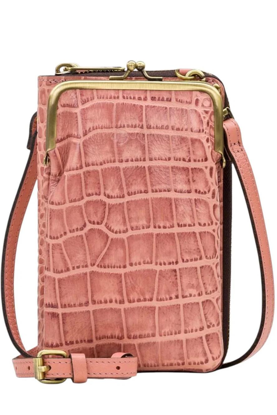 Patricia Nash Women's Pertina Crossbody Organizer Mauve
